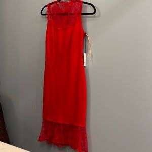 Ali & Jay Los Angeles Red Dress-Small,Lace,NWT